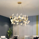 GobekUsa Ginkgo Ceramic Chandelier: Luxury Pendant Lights for Dining & Living Room
