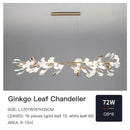 GobekUsa Ginkgo Ceramic Chandelier: Luxury Pendant Lights for Dining & Living Room
