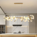 GobekUsa Ginkgo Ceramic Chandelier: Luxury Pendant Lights for Dining & Living Room