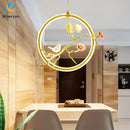 GobekUsa Bird LED Chandelier for Bedroom Dining Room.