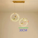 GobekUsa Bird LED Chandelier for Bedroom Dining Room.