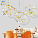 GobekUsa Bird LED Chandelier for Bedroom Dining Room.