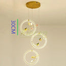 GobekUsa Bird LED Chandelier for Bedroom Dining Room.