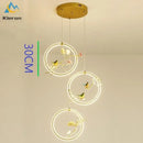 GobekUsa Bird LED Chandelier for Bedroom Dining Room.