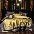 GobekUsa 200S Embroidery Egyptian Cotton Bedding Set: Queen King Linens, Sheet Duvet Pillowcase