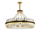 GobekUsa Crystal Oval Chandelier Lighting for Dinning Room