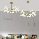 GobekUsa Branch Shape Firefly Ceiling Chandelier G4 Led Lighting Indoor Hanging Lamp