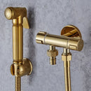 GobekUsa Bidet Faucet Wall Brass Handheld Hygienic Shower Head Sprayer Tap