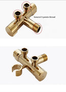 GobekUsa Bidet Faucet Wall Brass Handheld Hygienic Shower Head Sprayer Tap