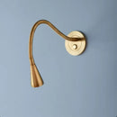 GobekUsa Aluminum LED Gooseneck Wall Sconce for Bedroom Spotlight Reading Light