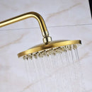 GobekUsa Dual Handle Brass Bathtub Shower Faucet Set with 8" Rainfall Shower Head