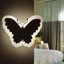 GobekUsa Kids' Cartoon Apple/Leaf/Cat LED Flush Mount Wall Sconce - Small Acrylic Wall Light for Children's Bedroom in White