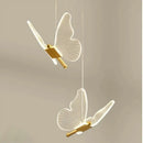GobekUsa Butterfly Acrylic Chandelier LED Pendant Lamp for Home Indoor Lighting
