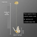 GobekUsa Butterfly Acrylic Chandelier LED Pendant Lamp for Home Indoor Lighting