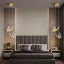 GobekUsa Butterfly Acrylic Chandelier LED Pendant Lamp for Home Indoor Lighting