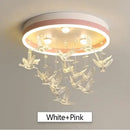 GobekUsa Crystal LED Ceiling Lamp for Kids' Room