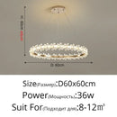GobekUsa Crystal LED Chandelier for Home Decor & Luxury Lighting