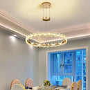 GobekUsa Crystal LED Chandelier for Home Decor & Luxury Lighting