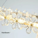 GobekUsa Crystal LED Chandelier for Home Decor & Luxury Lighting