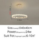 GobekUsa Crystal LED Chandelier for Home Decor & Luxury Lighting