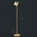 GobekUsa Butterfly LED Floor Lamp Indoor Living Room Acrylic Standing Lighting Home Bedroom Art