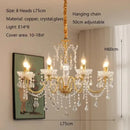 GobekUsa Crystal Chandeliers Light for Living Room and Dining Room