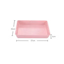 Gold carbon steel cake baking tray set kitchen non stick pan by Decorbites