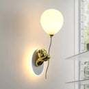 GobekUsa Cartoon Bear Balloon LED Wall Lamp for Children's Room