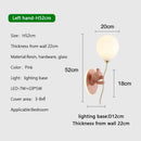 GobekUsa Cartoon Bear Balloon LED Wall Lamp for Children's Room