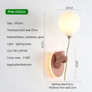GobekUsa Cartoon Bear Balloon LED Wall Lamp for Children's Room