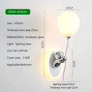 GobekUsa Cartoon Bear Balloon LED Wall Lamp for Children's Room