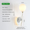 GobekUsa Cartoon Bear Balloon LED Wall Lamp for Children's Room