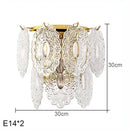 GobekUsa Carved Glass Pearl Chandelier for Dining Room, Living Bedroom, Study, Balcony - LED Pendant Lighting