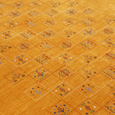 Hand Loomed Premium Wool Area Rug with Elegant Gold Center Pattern Artisanal Style by The Rug Decor