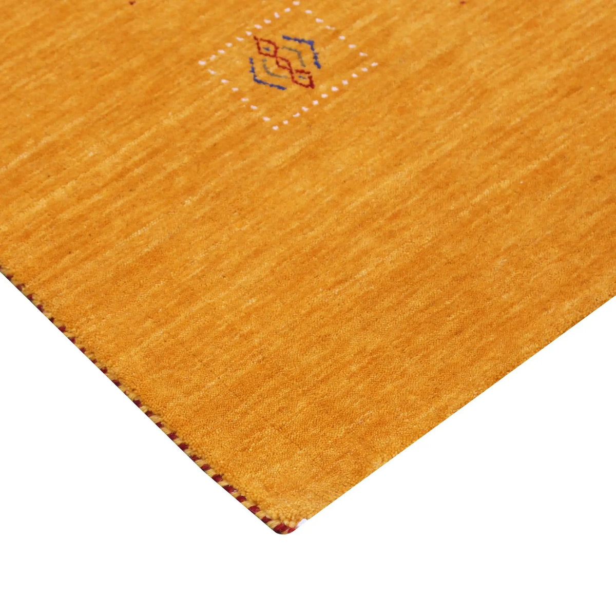 Hand Loomed Premium Wool Area Rug with Elegant Gold Center Pattern Artisanal Style, photo 11 of 12