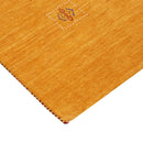 Hand Loomed Premium Wool Area Rug with Elegant Gold Center Pattern Artisanal Style by The Rug Decor