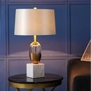 GobekUsa Crystal Fabric Table Lamp: Nordic Design for Bedside, Desk, Living Room & Bedroom