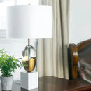GobekUsa Crystal Fabric Table Lamp: Nordic Design for Bedside, Desk, Living Room & Bedroom