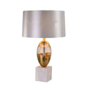 GobekUsa Crystal Fabric Table Lamp: Nordic Design for Bedside, Desk, Living Room & Bedroom