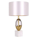 GobekUsa Crystal Fabric Table Lamp: Nordic Design for Bedside, Desk, Living Room & Bedroom