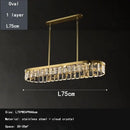 GobekUsa Cloud Mist Crystal Chandelier for Home Hotel Stainless Steel Pendant Lamp