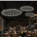GobekUsa Gold Cloud Pendant Lights for Home and Restaurant