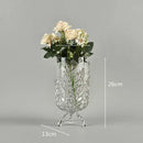 GobekUsa Coral Crystal Tree Glass Vase Metal Frame Resin Ocean Figurines, Home Decor