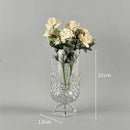 GobekUsa Coral Crystal Tree Glass Vase Metal Frame Resin Ocean Figurines, Home Decor