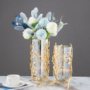GobekUsa Coral Crystal Tree Glass Vase Metal Frame Resin Ocean Figurines, Home Decor