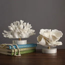 GobekUsa Coral Crystal Tree Glass Vase Metal Frame Resin Ocean Figurines, Home Decor