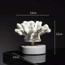 GobekUsa Coral Crystal Tree Glass Vase Metal Frame Resin Ocean Figurines, Home Decor