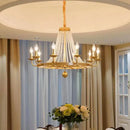 GobekUsa Country Candle Crystal Chandelier for Home Decoration