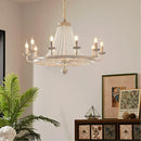 GobekUsa Country Candle Crystal Chandelier for Home Decoration