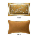 GobekUsa Crane Birds Branches Lumbar Pillow Case 30x50cm